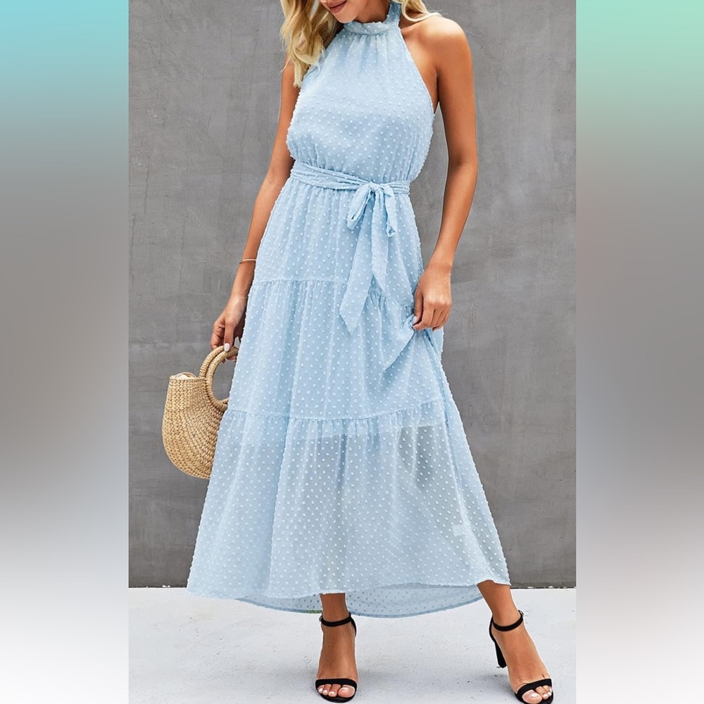 NWT halter maxi